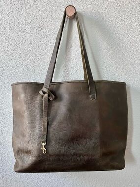 WP Standard The Oversized Leather Tote Bag Olive Green